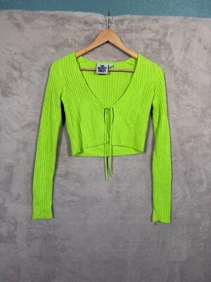 The Ragged Priest Crop Top Womens One Size Desire Ribbed Knit - Image 1 of 4