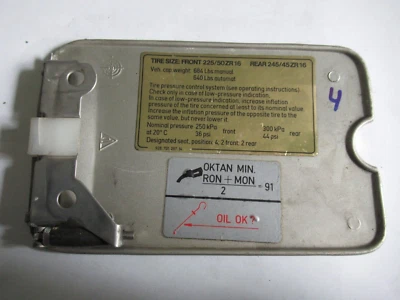 Puerta gasolina combustible Porsche 928 S blanca 1980-1984 92800650800 Foto 1 de 4