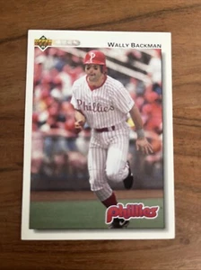 1992 Upper Deck - #350 Wally Backman - Picture 1 of 2