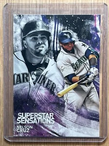 2018 Topps Superstar Sensations Black #SSS14 Nelson Cruz - Picture 1 of 2