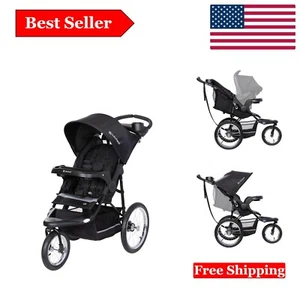 Expedition Jogger Baby Stroller Dash Black - All-Terrain Three-Wheel Jogging ... - Picture 1 of 11