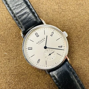 NOMOS Glashütte Tangente TN1A1W2 Solo Orologio Usato Acciaio Inox - 6918 - Foto 1 di 1