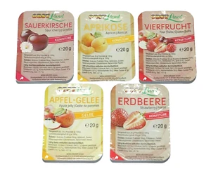(27,25€/1kg) Obst Land Konfitüre 10x 20g in 5 verschiedenen Sorten - Bild 1 von 1