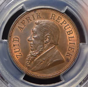 South Africa 1892 Penny PCGS MS63BN lustrous PC0384 combine shipping - Picture 1 of 3