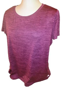Pro Player Athletic Top Women's Plus 1XL Dark Mauve Short Sleeve - Picture 1 of 4