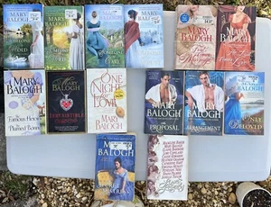 Lot of 14 Mary Balogh Historical Romance Books Westcott, Survivor's Club ++ - Picture 1 of 9