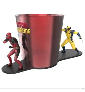 Deadpool and Wolverine Movie Cinemark Exclusive Popcorn Bucket 130oz soon figure - Picture 1 of 4