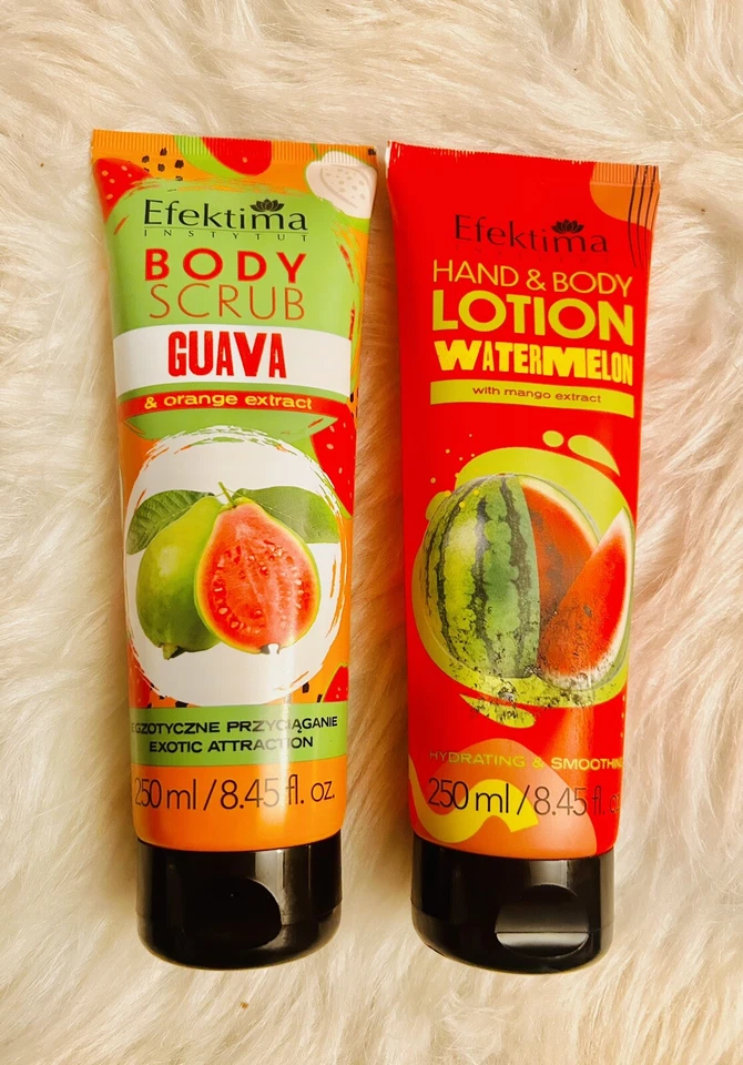Efektima Body Scrub Guava w Orange /Hand & Body Lotion Watermelon w Mango - Image 1 of 1