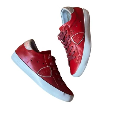 Philippe Model Women's Lace Up Low Top Sneakers Size EU 36 US 5.5 Made in Italy - Изображение 1 из 4