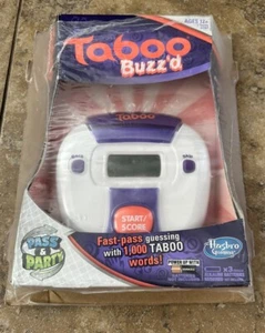 NEW Hasbro Taboo Buzz'd Electronic HandHeld Fast-Pass Party Game 1000 Words - Picture 1 of 2