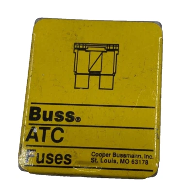 BUSSMANN BUSS ATC FUSES ATC-10 S-18 BUSS FUSES COOPER CRDB - Image 1 of 3