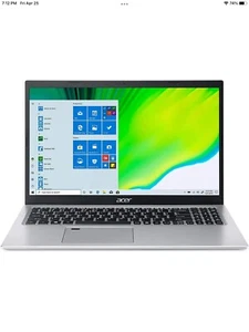 Acer Aspire 5 15.6" FHD Touch i5-1135G7 256 GB SSD 8GB RAM Win 10 Silver - Picture 1 of 8