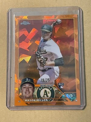MASON MILLER 2023 Topps Chrome Update Sapphire Edition RC #USCS98 /25 - Image 1 of 2