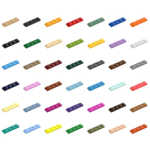 [LEGO] PLATE 1X4 (Design ID: 3710) (Pack of 5) (NEW) - Picture 1 of 43