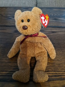 curly beanie baby value without tag
