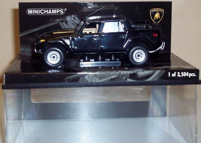 MINICHAMPS 1/43 LAMBORGHINI LM002 1984 436103371 Black 1 of 3504 pcs Raro! NLA! - Immagine 1 di 4