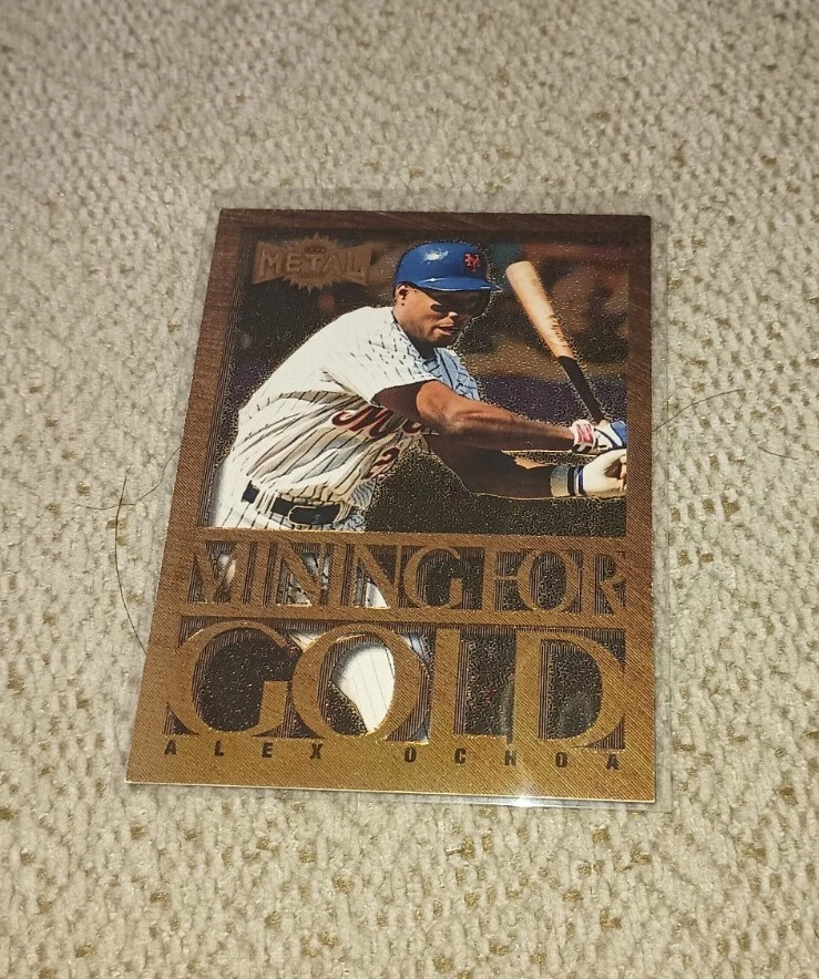 1996 ALEX OCHOA METAL UNIVERSE MINING FOR GOLD INSERT #10 (METS)