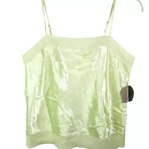 Valerie Stevens Woman Size S Chemise Lingerie Sleepwear Nightgown Apple Green - Picture 1 of 9