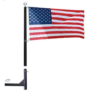 Ezpole Outdoor Decor Garden Center Ez Truck Hitch W/ Flag Flagpoles 72"X2"X20" - Picture 1 of 9