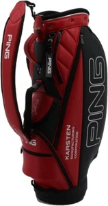 PING Golf Lady Men's Cart Caddy Bag  Red COLOR 9 x 47 inch 3.5kg Wine Red R/BL - Picture 1 of 4