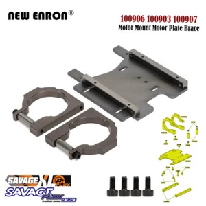 100906 100903 100907 Motor Mount Plate Brace For RC HPI Savage XL FLUX HP 2350 - Picture 1 of 8