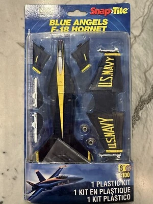 Revell F-18 Blue Angels US Navy 1:100 Scale Model Kit Snap Tite #85-1379 NEW - Image 1 of 2