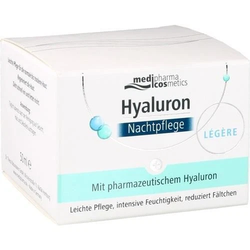 DR. THEISS NATURWAREN GMBH HYALURON NACHTPFLEGE legere Creme im Tiegel, 50 ml PZN 14175424