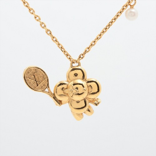 LOUIS VUITTON（LV） Collana LOUIS VUITTON LOUIS VUITTON Corrier Vivienne sul cappotto M00755 oro