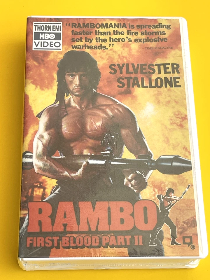 RAMBO BETAMAX TAPE NOT VHS FIRST PRINT FIRST BLOOD 2 - Image 1 of 4