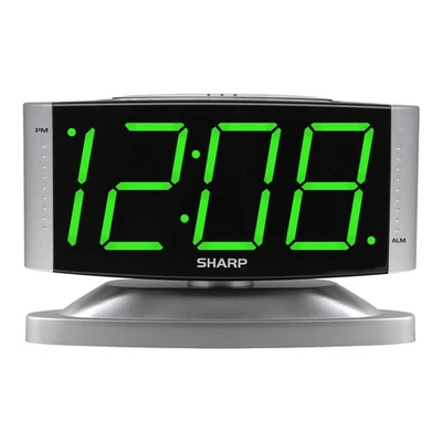 Home Digital Alarm Clock – Swivel Base - Outlet Powered, Simple Operation, Al... - Image 1 of 4