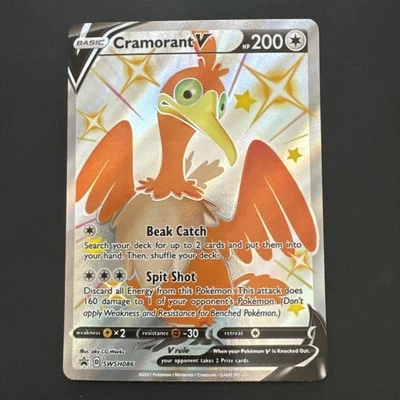 Cramorant V SWSH086 SWSH: Sword & Shield Promo Cards Holo - Image 1 of 2