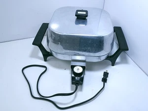 Vintage Sunbeam Electric Skillet 7-41AR – 10.5" Square, Tested - Picture 1 of 10