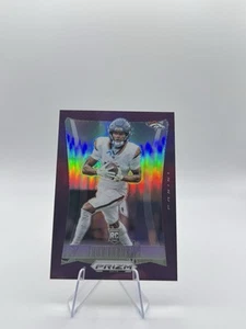2024 Prizm Deca NFL Troy Franklin RC Purple Prizm /99 #93 - Picture 1 of 2