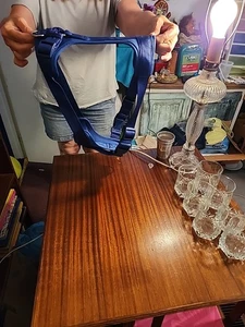 Vibrant Life Größe L Hundegeschirr Beagle Standard Pudel 20-27 Zoll Brust Blau Neu - Bild 1 von 6