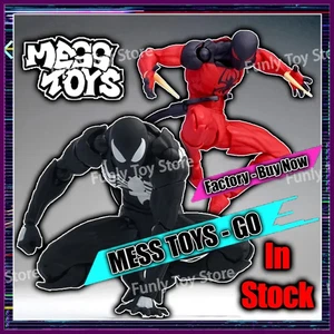 En stock Juguetes Desorden Hombre Araña Simbionte Kaine Parker Messtoys Spiderman Negro - Imagen 1 de 26