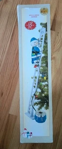 Rare Cracker Barrel Mr. Christmas SUPER CLIMBING SNOWMAN Music Lights Open Box - Picture 1 of 4