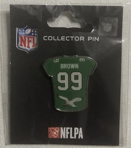 Neu WinCraft Jerome braun Trikot Sammler Pin *MIP* Philadelphia Eagles NFL - Bild 1 von 1