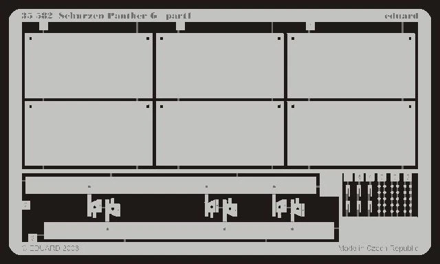 EDUARD 35582 GREMBIULI PANTHER G 1/35 - Immagine 1 di 1