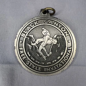 Montrose Colorado Wrestling Medal Black Canyon Free Style Invitational Silver 2” - Picture 1 of 3