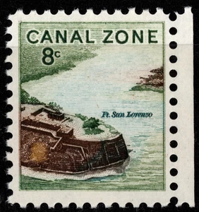 Canal Zone Stamp Scott # 159 Mint LH F-VF - 8 Cents Fort San Lorenzo Issue Nice! - Picture 1 of 1