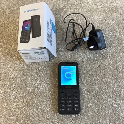 Alcatel 3080G 4G Black Mobile Phone **FREE P&P** - Image 1 of 4