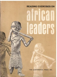 VTG 1975 TEXT BOOK! AFRICAN LEADERS! ANCIENT TO MODERN! HAILE SELASSIE/NASSER++! - Picture 1 of 22