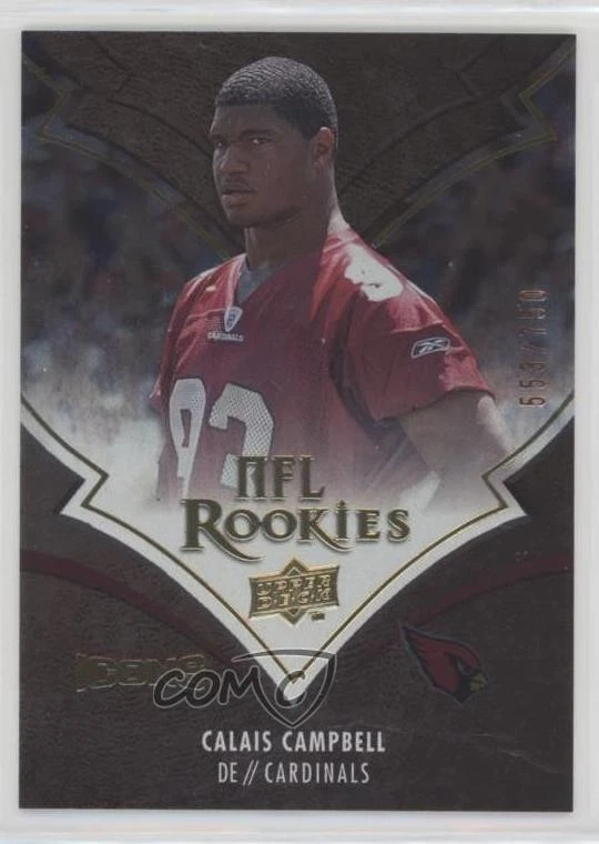 2008 Upper Deck Icons NFL Rookies /750 Calais Campbell #112 Rookie RC - Image 1 of 2