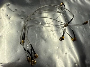 160121059 Cable de conexión RF 12" de largo Lote de 5 microaxiales - Imagen 1 de 2