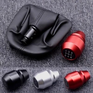 For Peugeot 307 2004-2012 5Speed Aluminum Alloy Gear Shift Knob w/Gaitor Boot MT - Picture 1 of 14