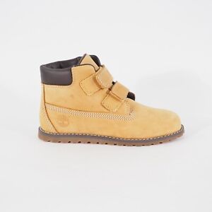 Boys Timberland Classic Premium 2 Strap Toddlers A127M Wheat Leather Boots