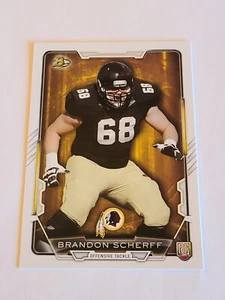2015 Brandon Scherff #18 Rookie RC Bowman Football - Bild 1 von 2