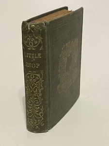 1844 miniature children's book, Little Esop, with many charming illustrations - Picture 1 of 17