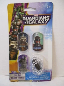 Marvel Guardians of the Galaxy Dog Tags Rocket Star-Lord Groot Party Favors - Picture 1 of 7