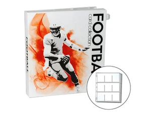 Football Trading Card Binder Kit, 10 Pages Included - Picture 1 of 5